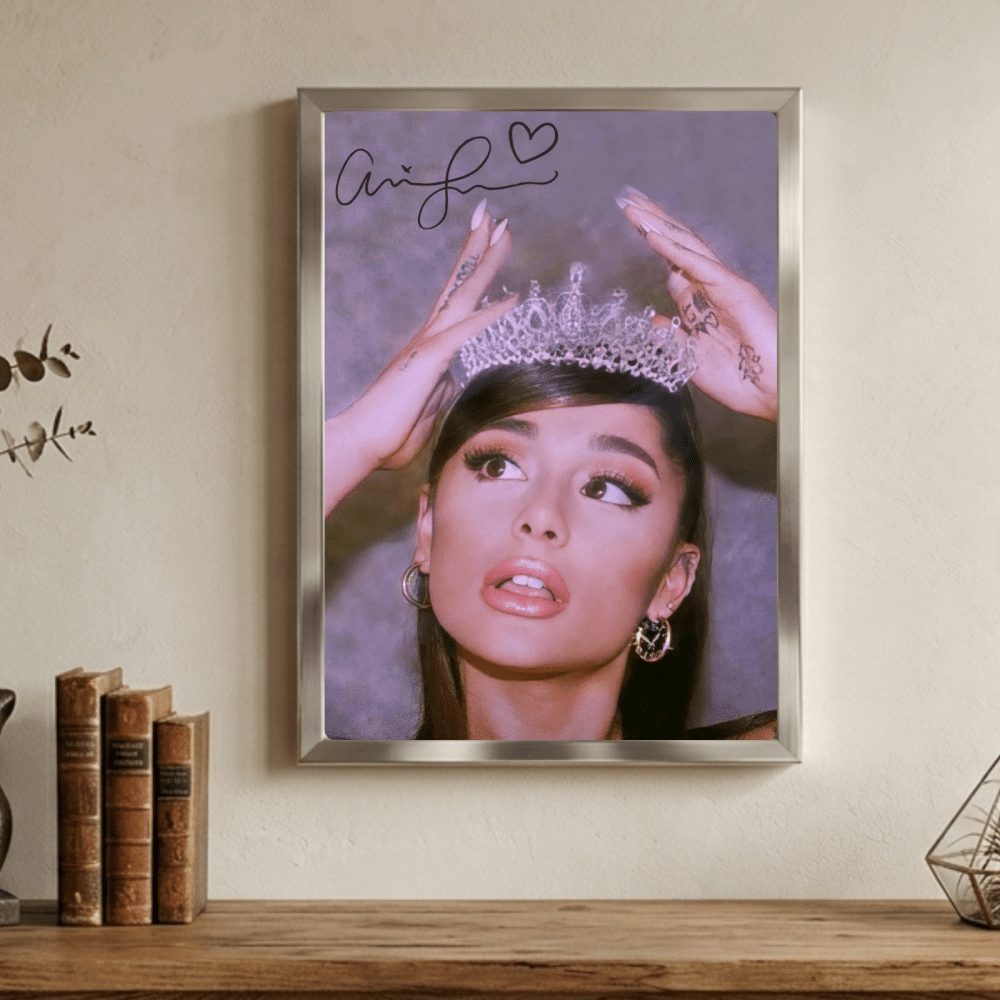 Ariana Grande Poster with Frame - Vibes DistrictAriana Grande Poster with Frame poster GoldVibes District