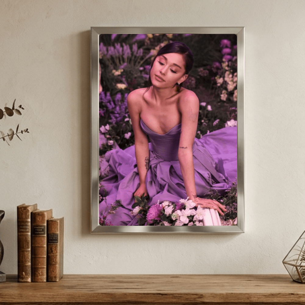 Ariana Grande Poster with Frame - Vibes DistrictAriana Grande Poster with Frame poster GoldVibes District