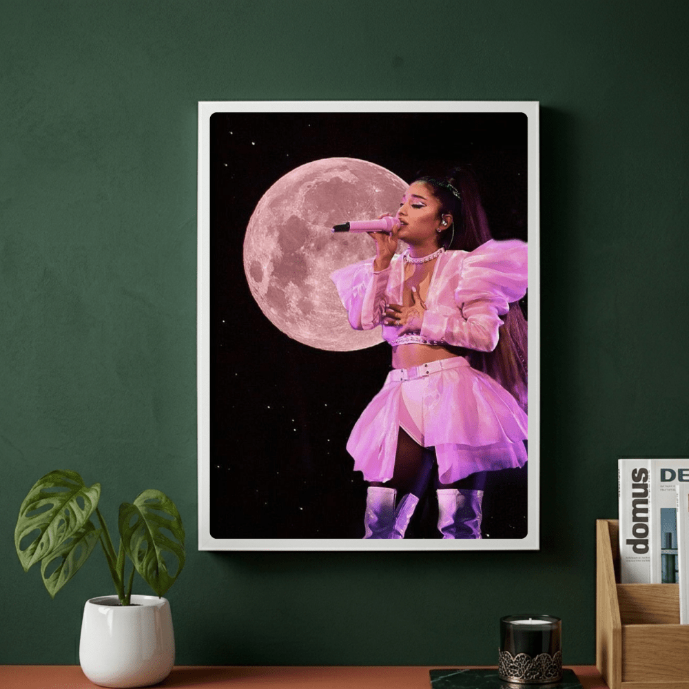 Ariana Grande Poster with Frame - Vibes DistrictAriana Grande Poster with Frame poster GoldVibes District