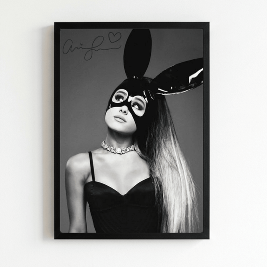 Ariana Grande Poster with Frame - Vibes DistrictAriana Grande Poster with Frame poster NeroVibes District