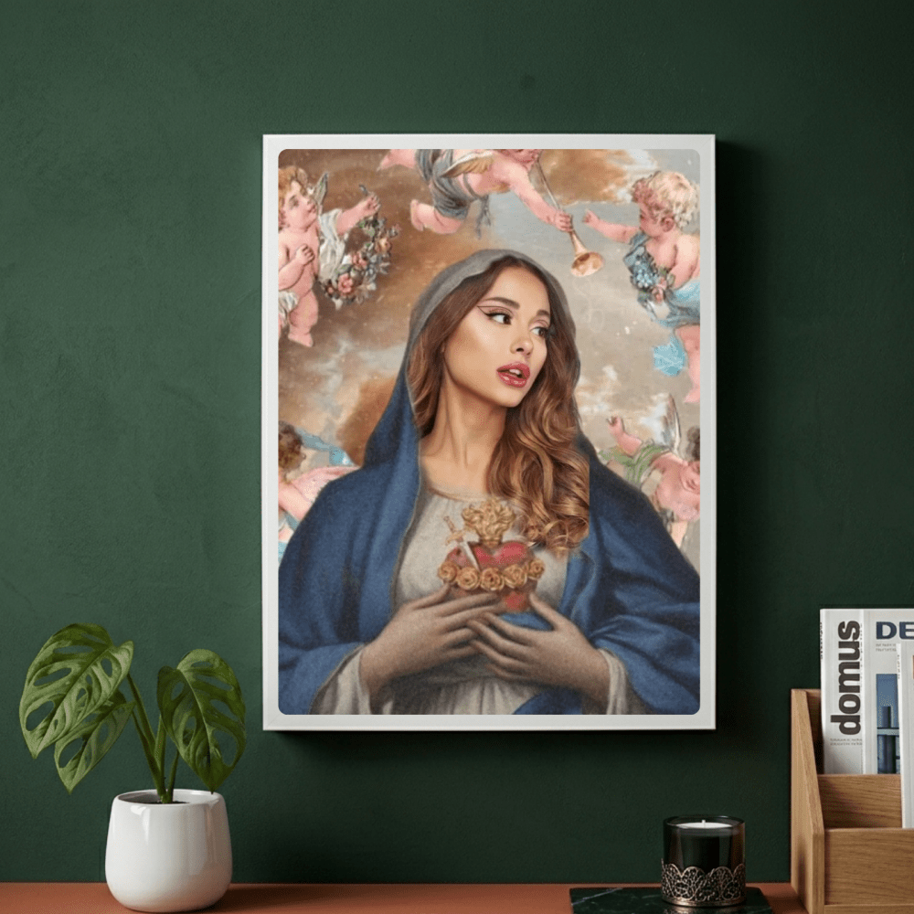 Ariana Grande Poster with Frame - Vibes DistrictAriana Grande Poster with Frame poster GoldVibes District