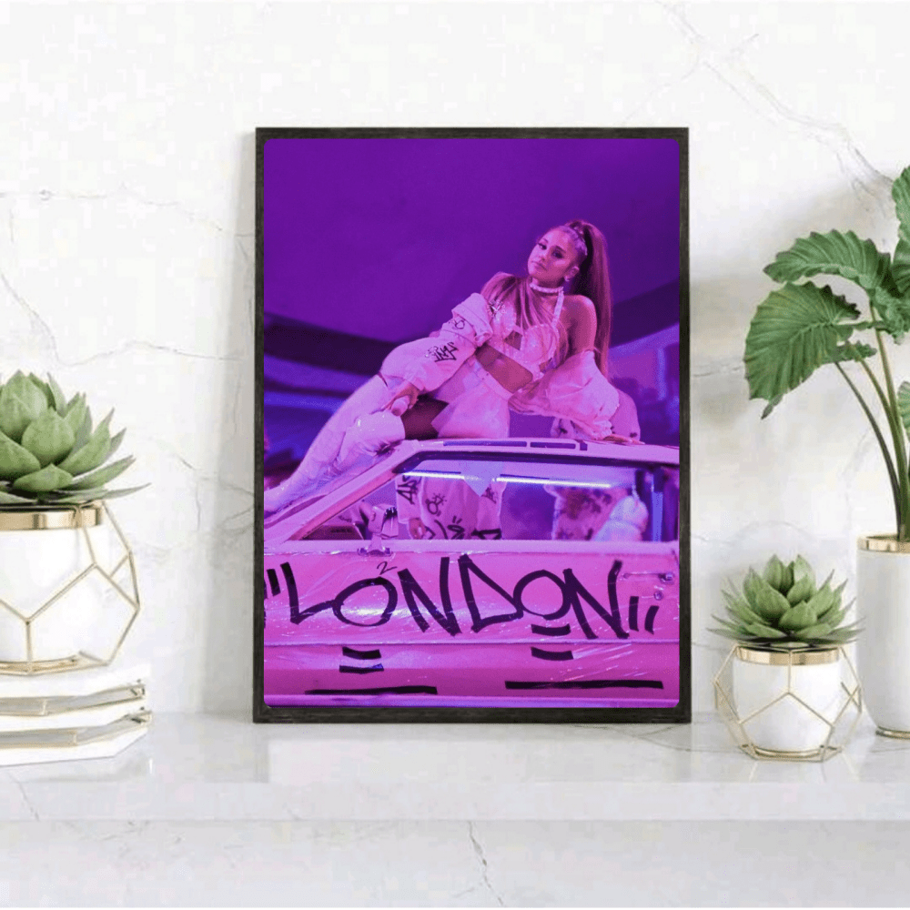 Ariana Grande Poster with Frame - Vibes DistrictAriana Grande Poster with Frame poster GoldVibes District