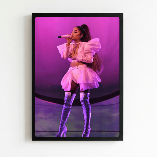 Ariana Grande Poster with Frame - Vibes DistrictAriana Grande Poster with Frame poster NeroVibes District