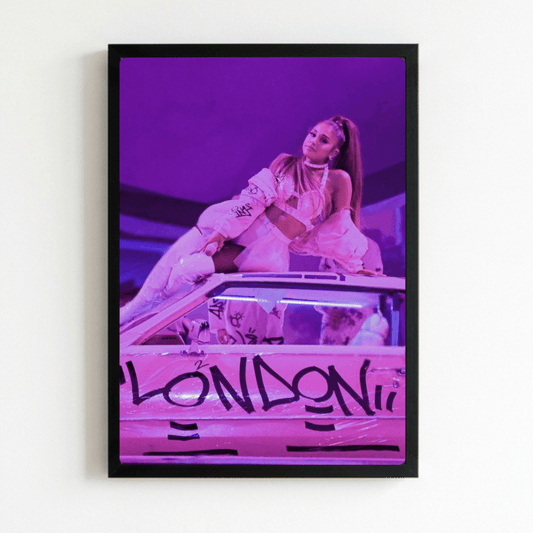 Ariana Grande Poster with Frame - Vibes DistrictAriana Grande Poster with Frame poster NeroVibes District