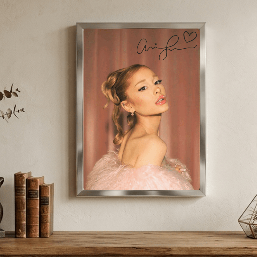 Ariana Grande Poster with Frame - Vibes DistrictAriana Grande Poster with Frame poster GoldVibes District