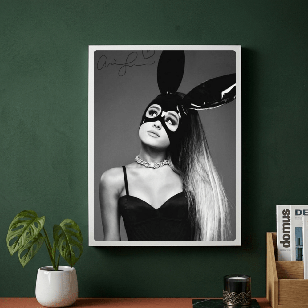 Ariana Grande Poster with Frame - Vibes DistrictAriana Grande Poster with Frame poster GoldVibes District