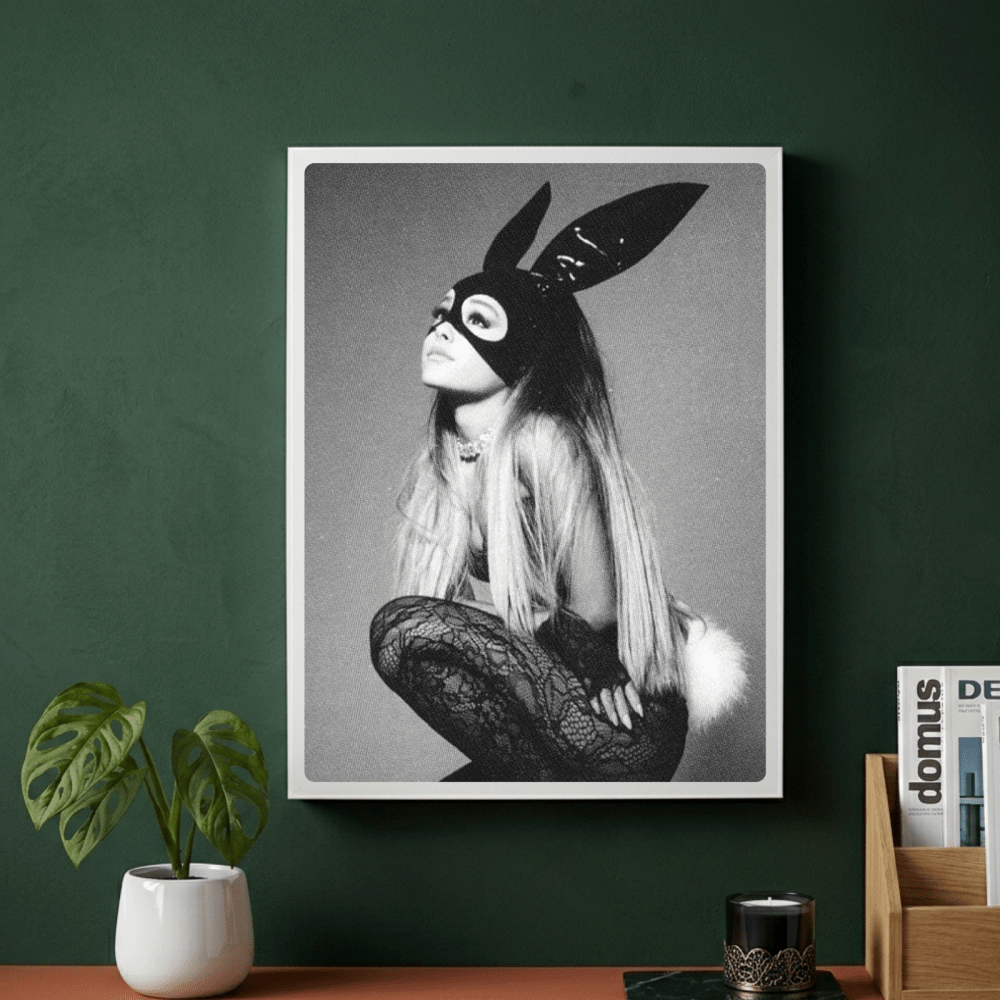 Ariana Grande Poster with Frame - Vibes DistrictAriana Grande Poster with Frame poster GoldVibes District