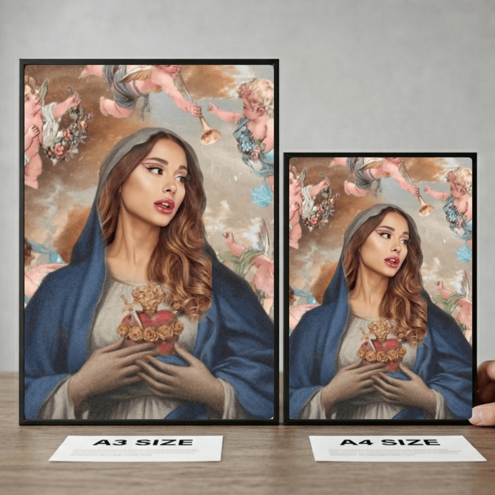 Ariana Grande Poster with Frame - Vibes DistrictAriana Grande Poster with Frame poster GoldVibes District
