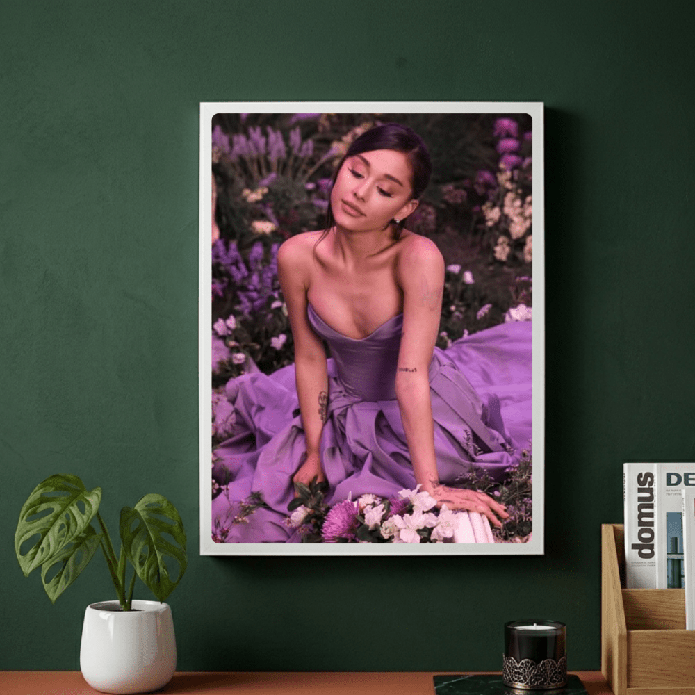 Ariana Grande Poster with Frame - Vibes DistrictAriana Grande Poster with Frame poster GoldVibes District