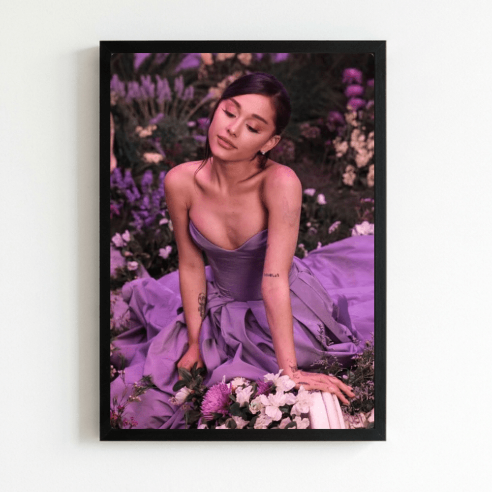 Ariana Grande Poster with Frame - Vibes DistrictAriana Grande Poster with Frame poster NeroVibes District