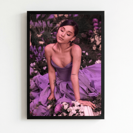 Ariana Grande Poster with Frame - Vibes DistrictAriana Grande Poster with Frame poster NeroVibes District