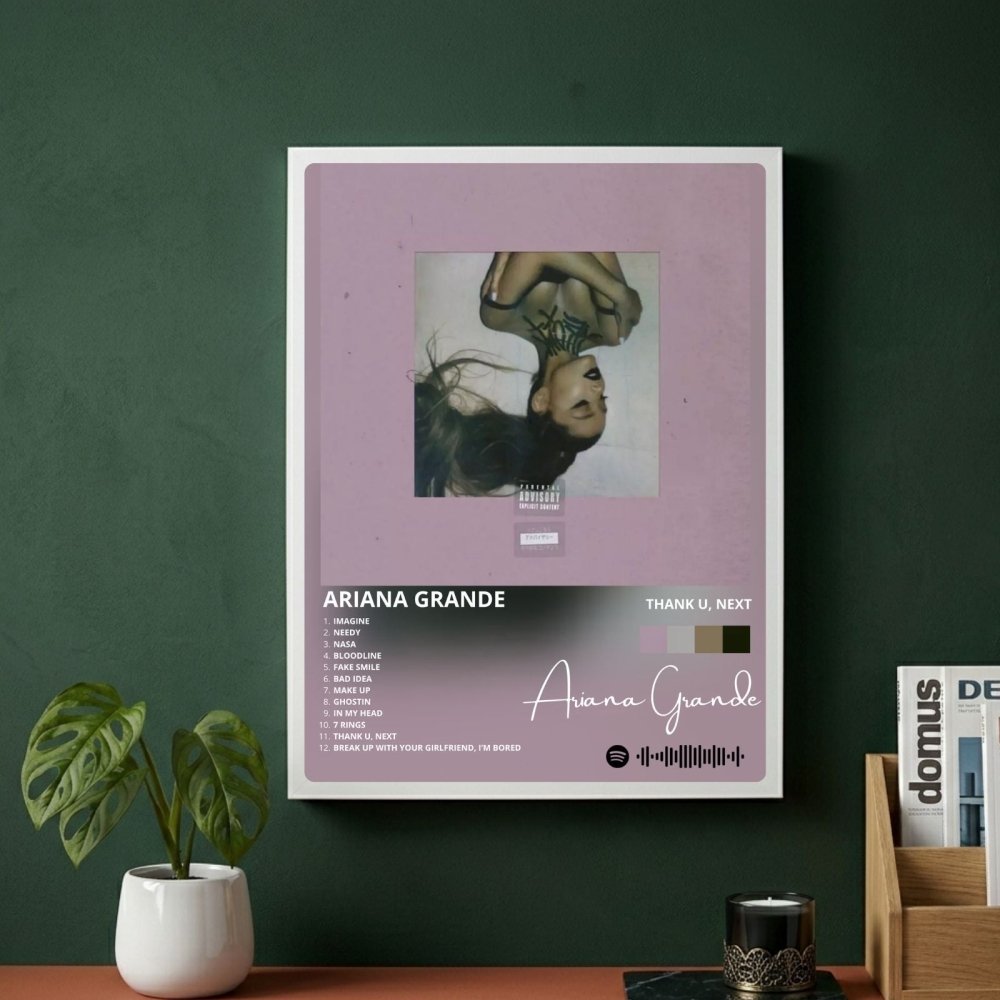 Ariana Grande – Thank U Next Poster with Frame - Vibes DistrictAriana Grande – Thank U Next Poster with Frame SilverVibes District