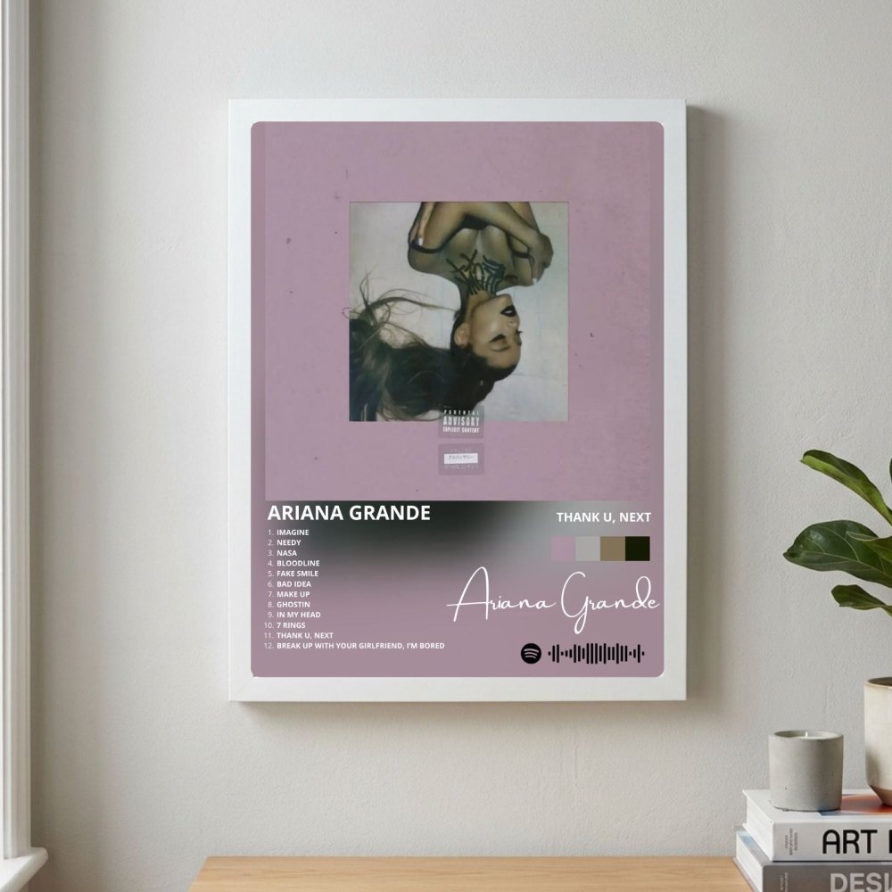 Ariana Grande – Thank U Next Poster with Frame - Vibes DistrictAriana Grande – Thank U Next Poster with Frame SilverVibes District