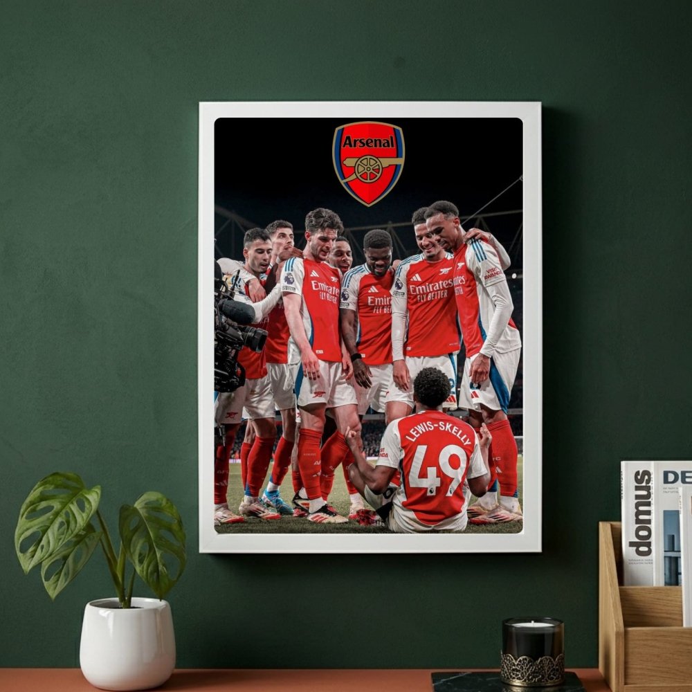 Arsenal - Vibes DistrictArsenal poster GoldVibes District