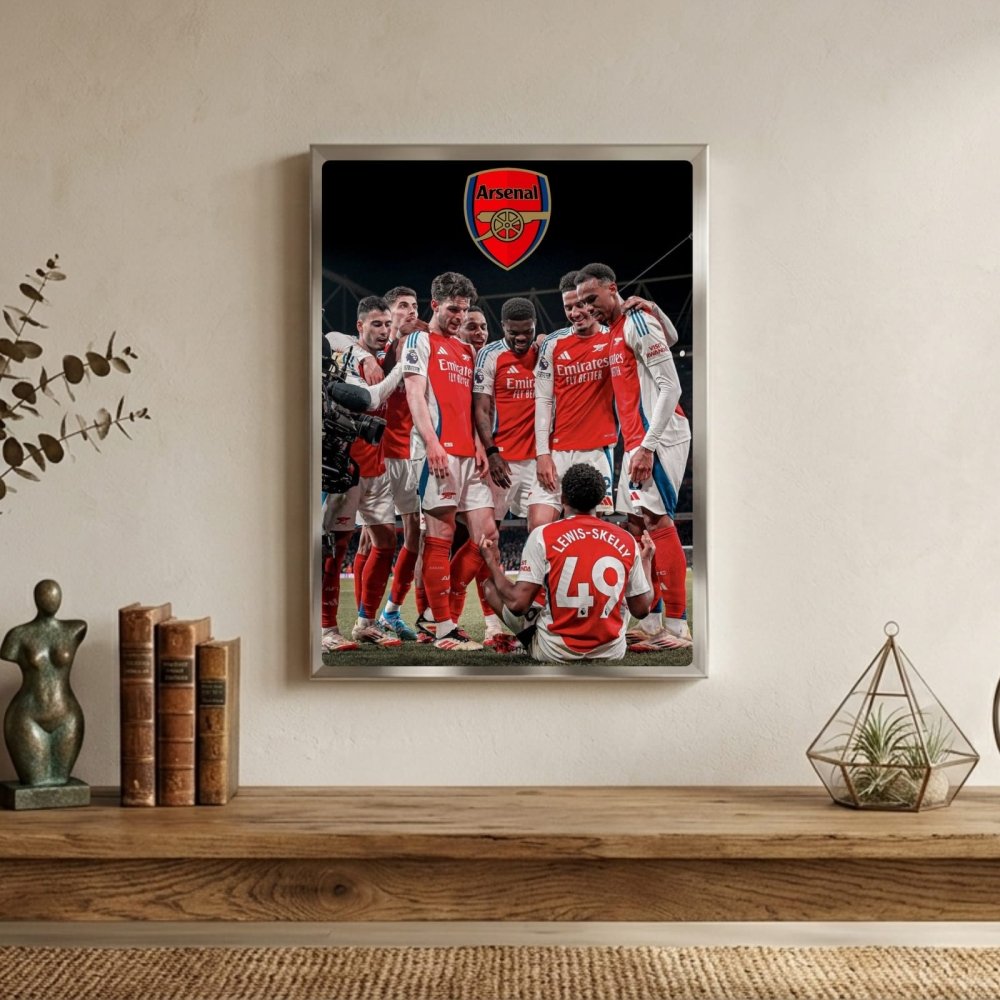 Arsenal - Vibes DistrictArsenal poster GoldVibes District