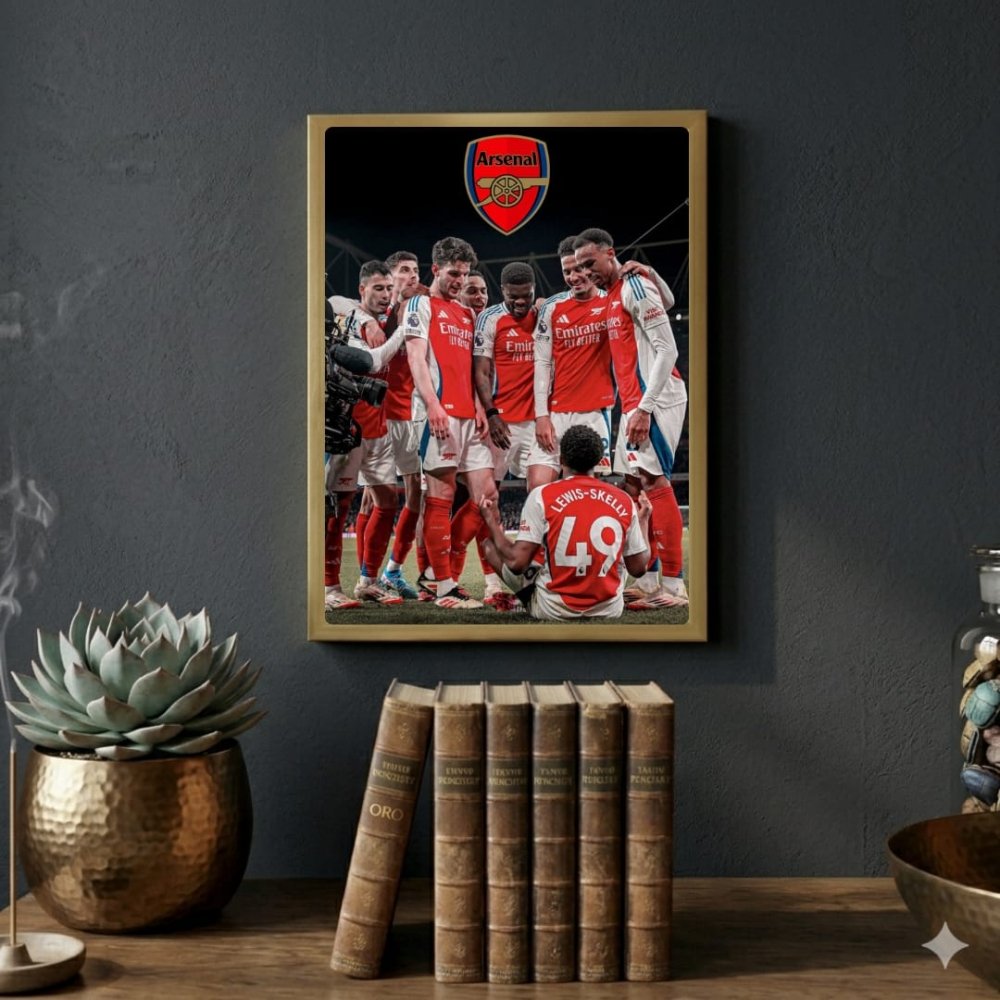 Arsenal - Vibes DistrictArsenal poster GoldVibes District