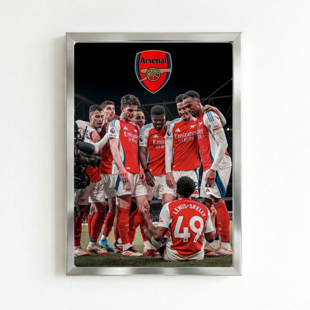 Arsenal - Vibes DistrictArsenal poster SilverVibes District
