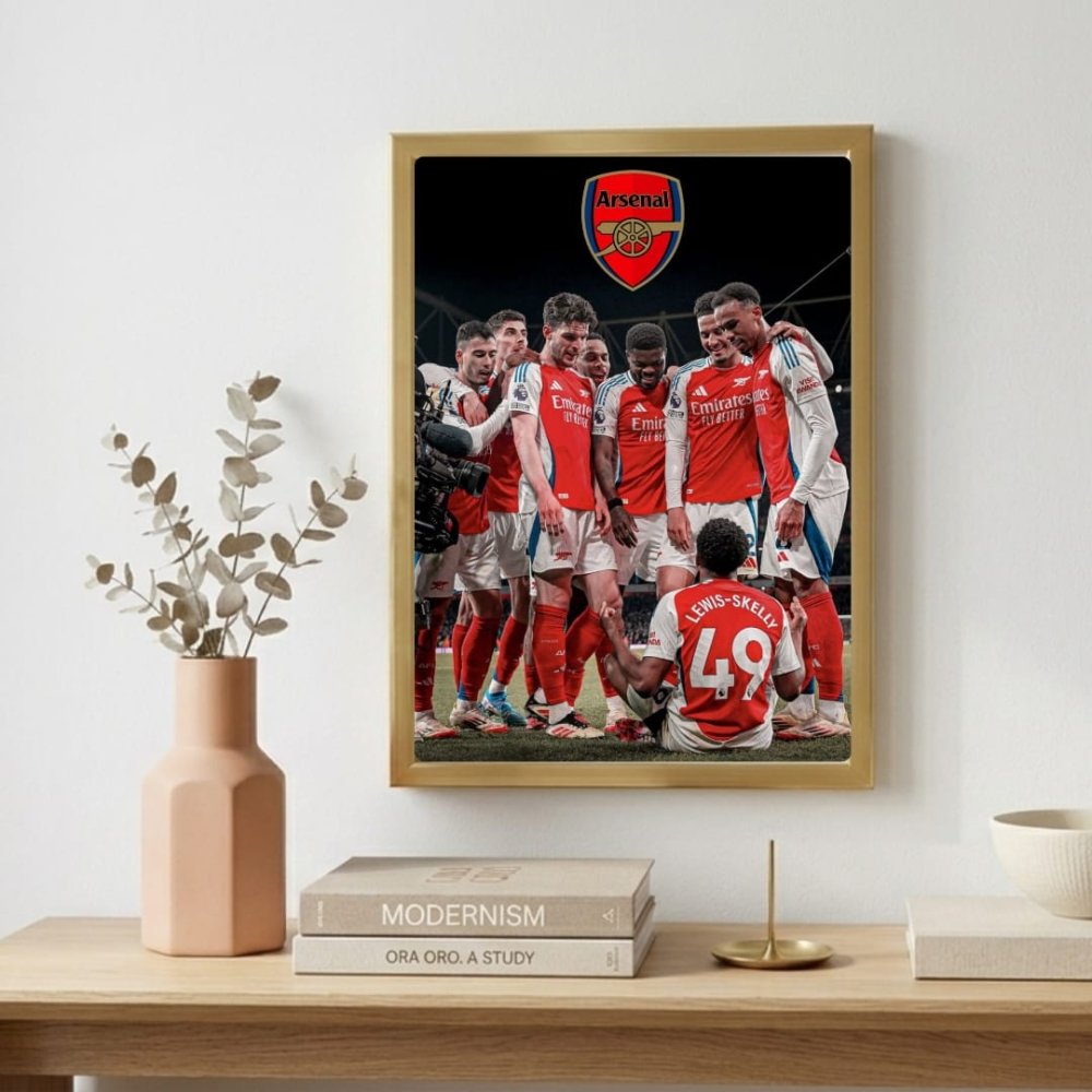Arsenal - Vibes DistrictArsenal poster GoldVibes District