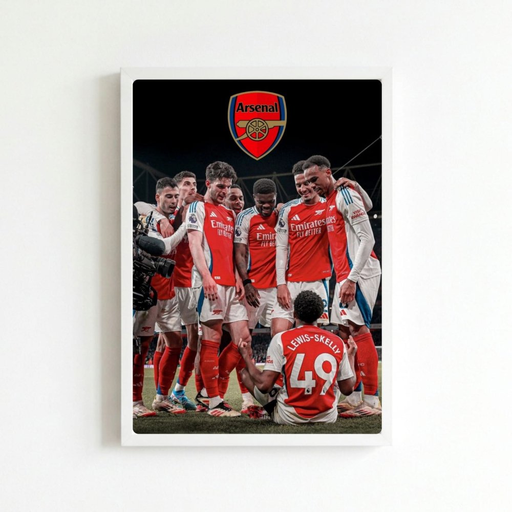 Arsenal - Vibes DistrictArsenal poster BiancoVibes District