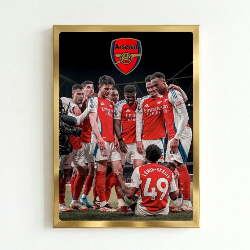 Arsenal - Vibes DistrictArsenal poster GoldVibes District