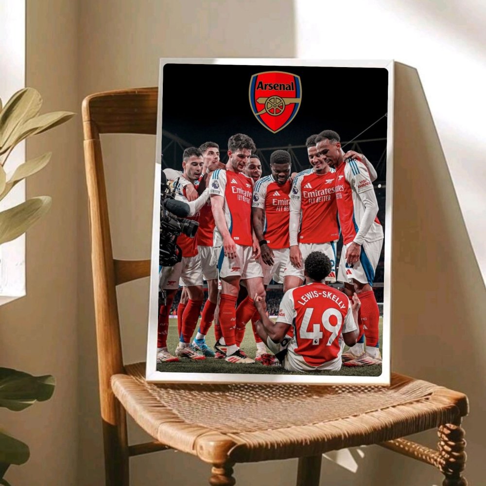 Arsenal - Vibes DistrictArsenal poster GoldVibes District