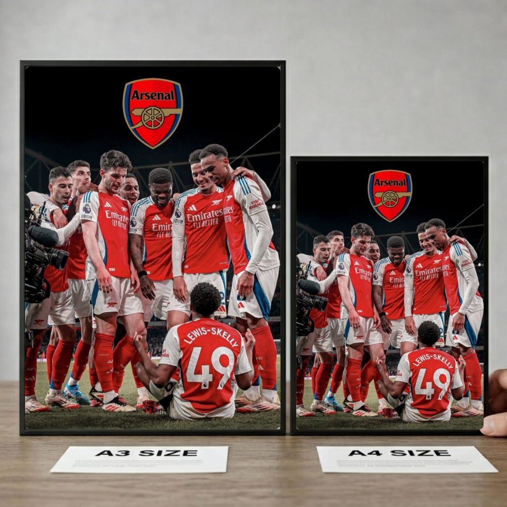 Arsenal - Vibes DistrictArsenal poster GoldVibes District
