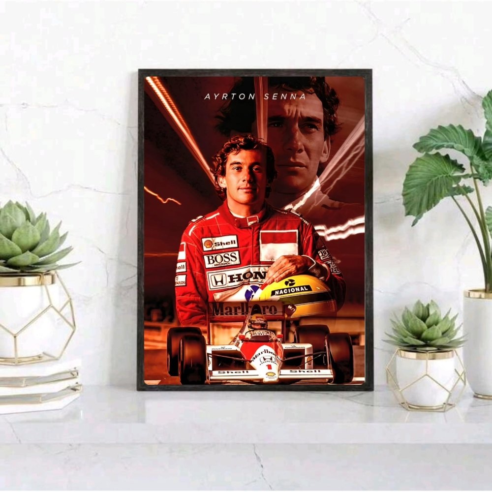 ayrton senna f1 mclaren - Vibes Districtayrton senna f1 mclaren poster GoldVibes District