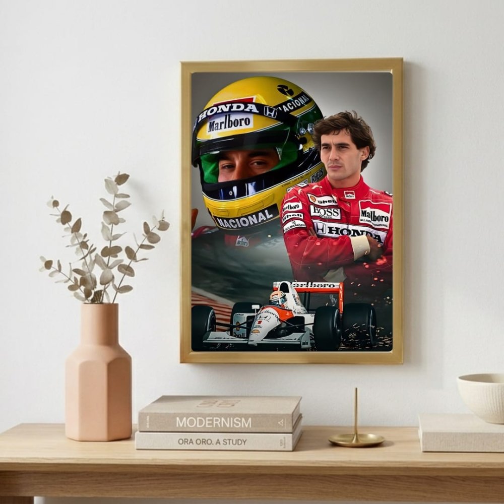 ayrton senna f1 mclaren - Vibes Districtayrton senna f1 mclaren poster BiancoVibes District