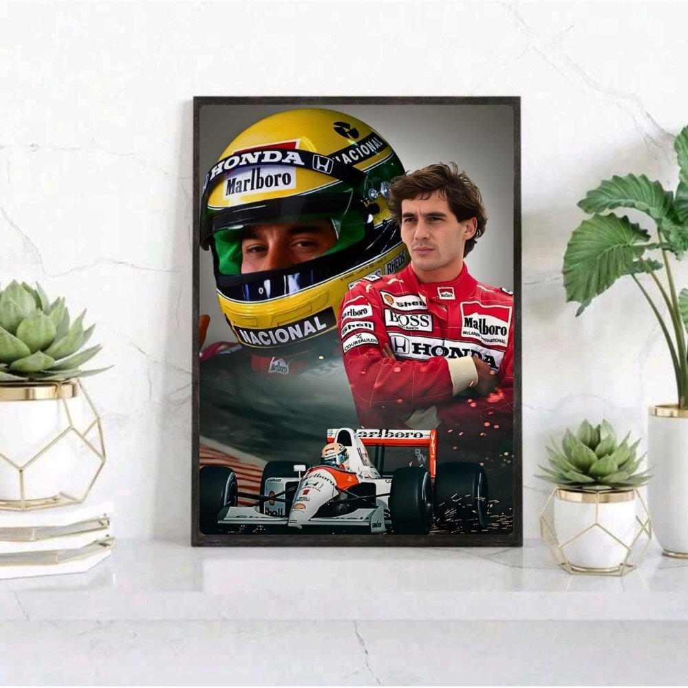 ayrton senna f1 mclaren - Vibes Districtayrton senna f1 mclaren poster BiancoVibes District