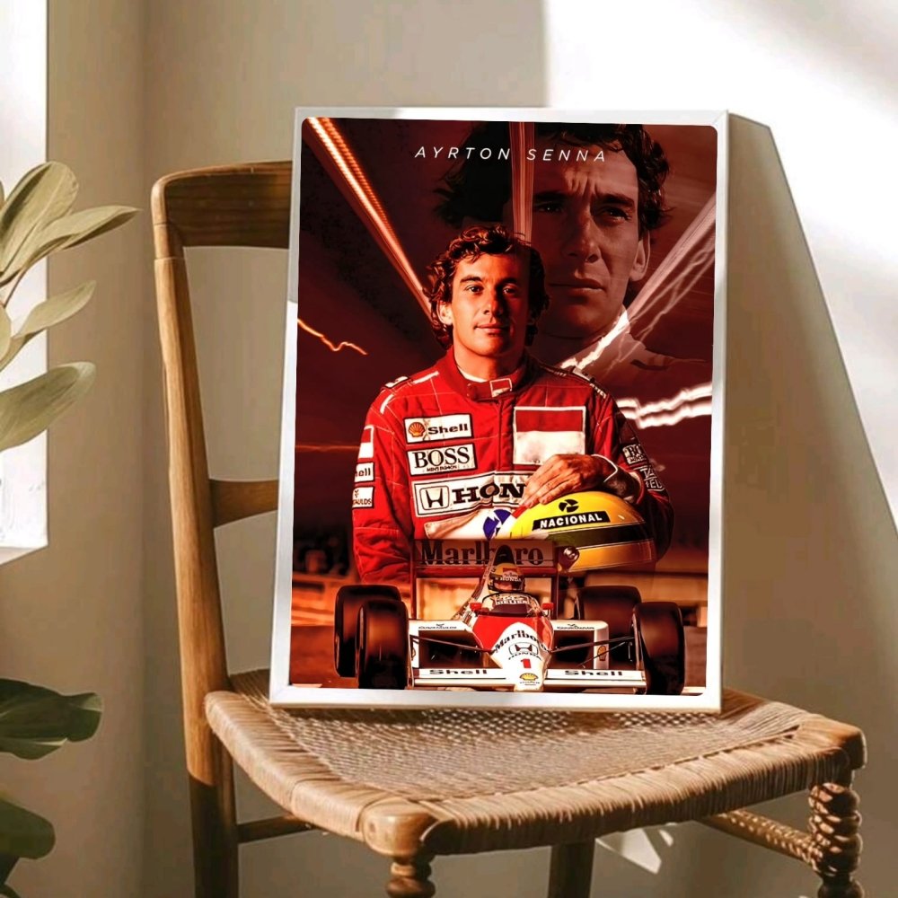 ayrton senna f1 mclaren - Vibes Districtayrton senna f1 mclaren poster GoldVibes District