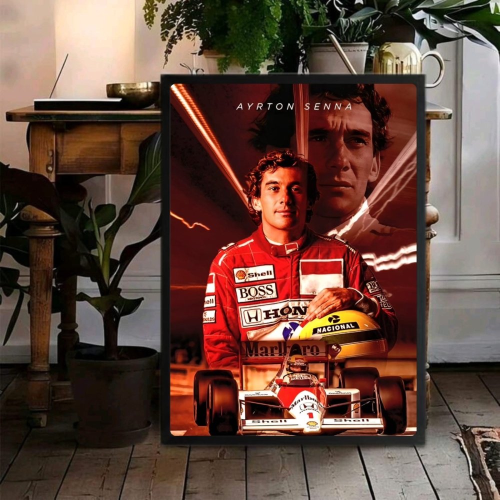 ayrton senna f1 mclaren - Vibes Districtayrton senna f1 mclaren poster GoldVibes District