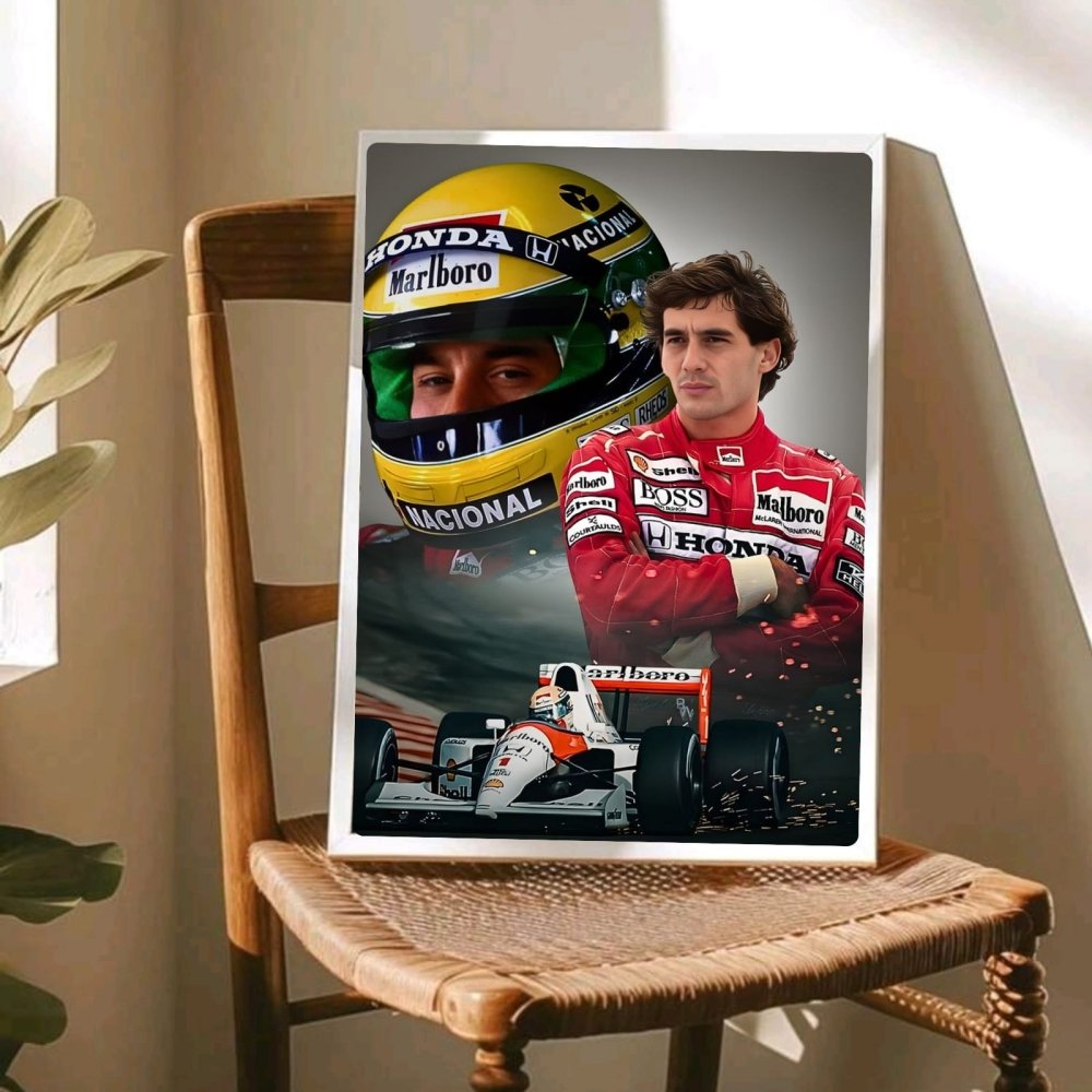 ayrton senna f1 mclaren - Vibes Districtayrton senna f1 mclaren poster BiancoVibes District