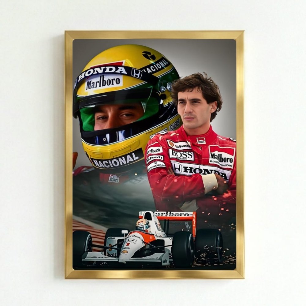 ayrton senna f1 mclaren - Vibes Districtayrton senna f1 mclaren poster GoldVibes District