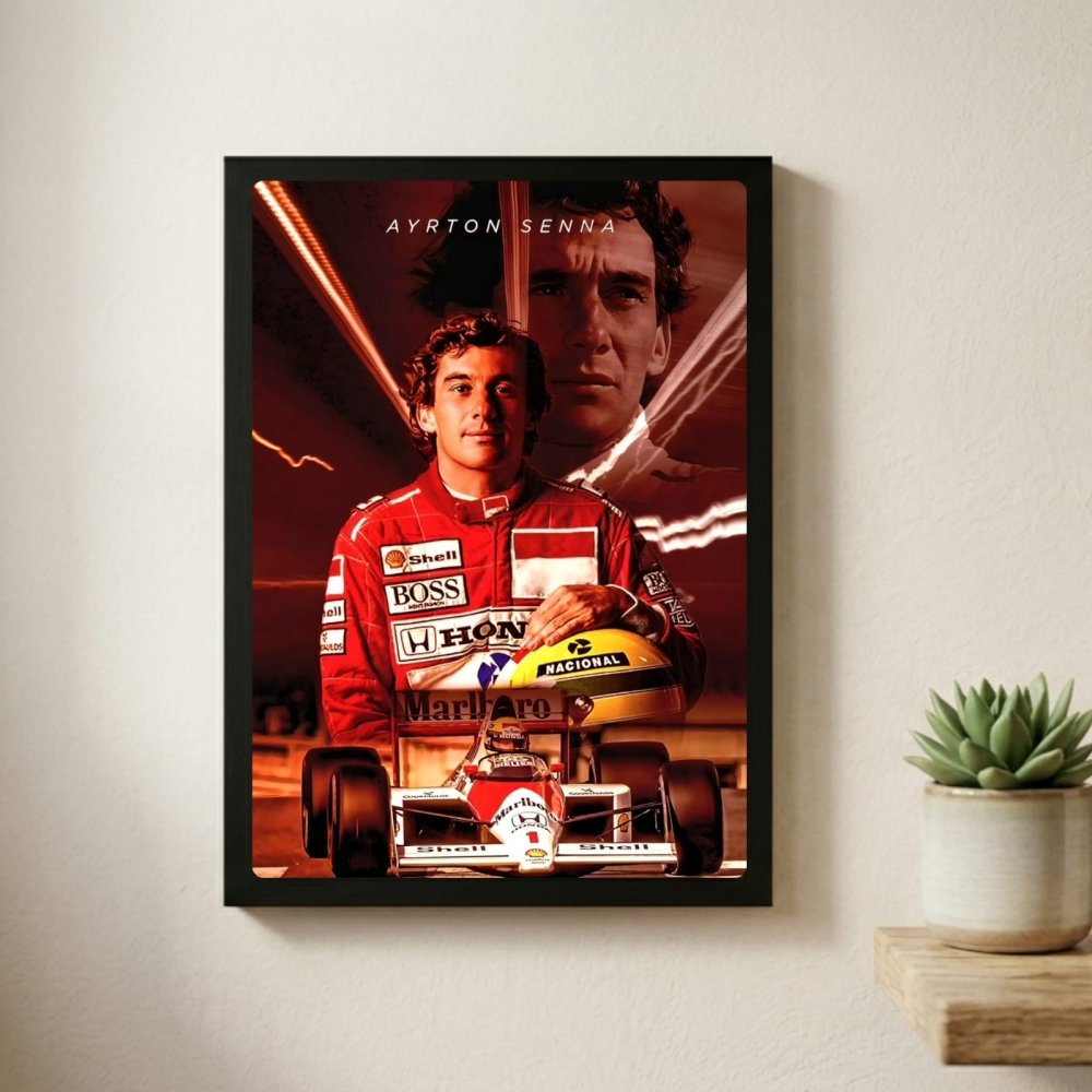 ayrton senna f1 mclaren - Vibes Districtayrton senna f1 mclaren poster GoldVibes District