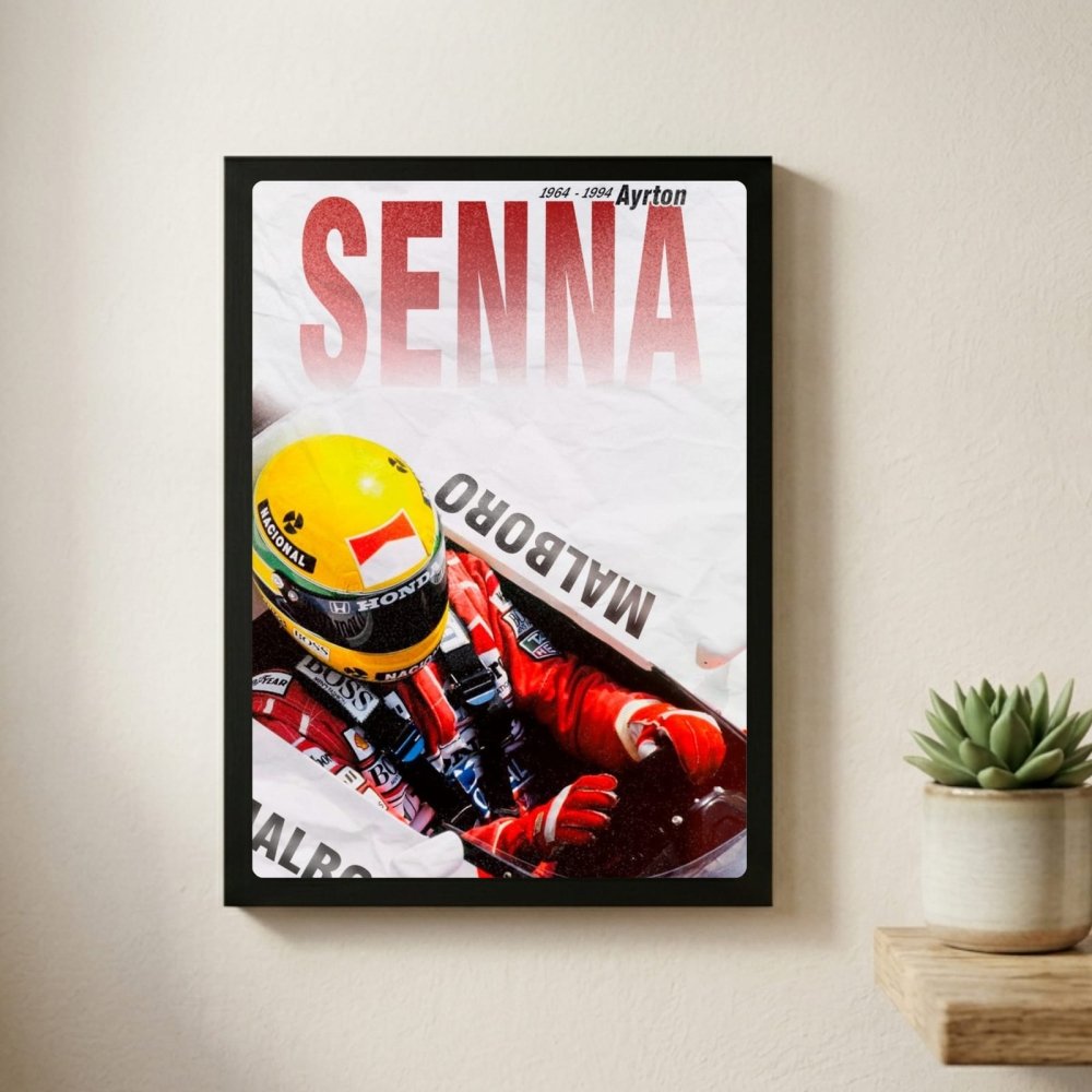 ayrton senna f1 mclaren - Vibes Districtayrton senna f1 mclaren poster SilverVibes District