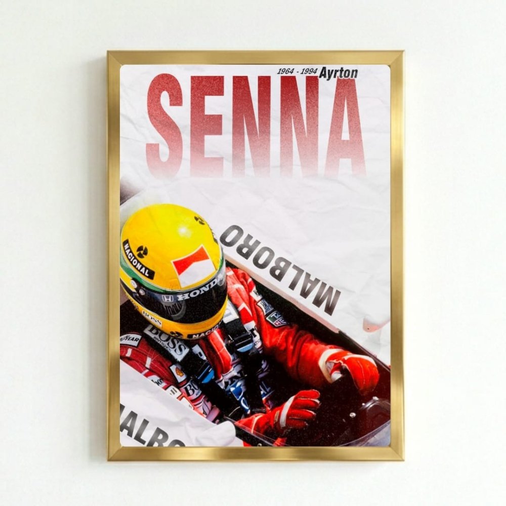 ayrton senna f1 mclaren - Vibes Districtayrton senna f1 mclaren poster GoldVibes District