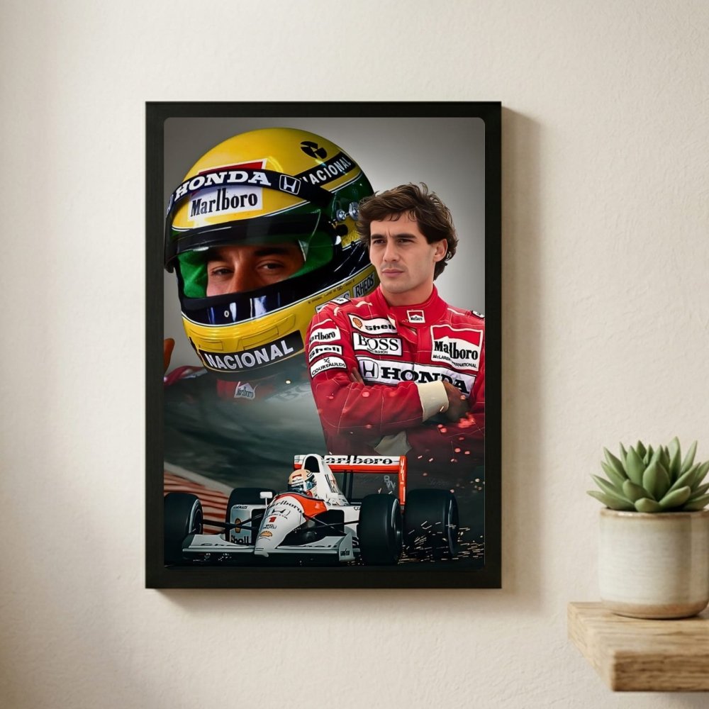 ayrton senna f1 mclaren - Vibes Districtayrton senna f1 mclaren poster BiancoVibes District