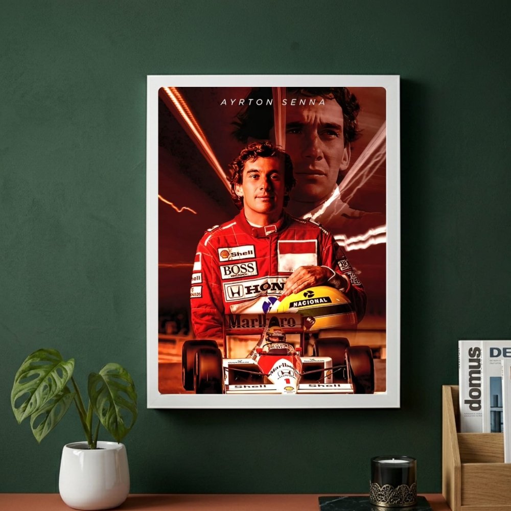 ayrton senna f1 mclaren - Vibes Districtayrton senna f1 mclaren poster GoldVibes District