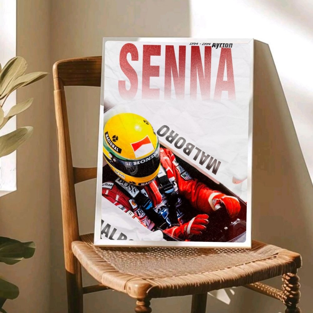 ayrton senna f1 mclaren - Vibes Districtayrton senna f1 mclaren poster SilverVibes District