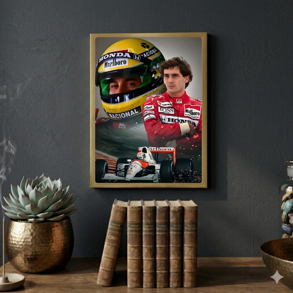 ayrton senna f1 mclaren - Vibes Districtayrton senna f1 mclaren poster BiancoVibes District