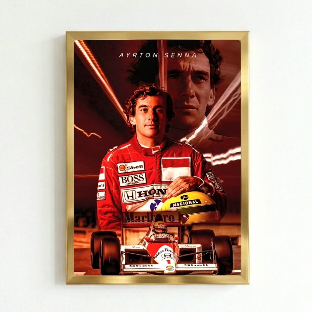 ayrton senna f1 mclaren - Vibes Districtayrton senna f1 mclaren poster GoldVibes District
