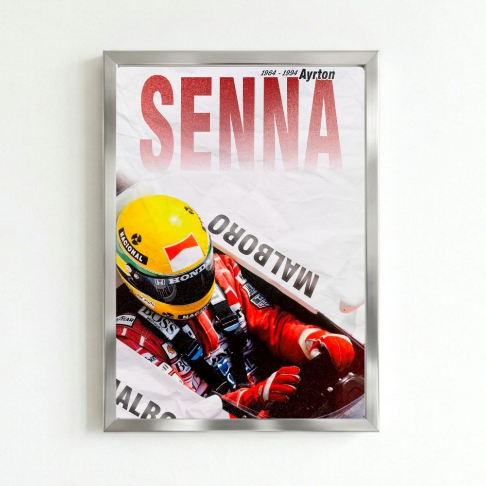 ayrton senna f1 mclaren - Vibes Districtayrton senna f1 mclaren poster SilverVibes District