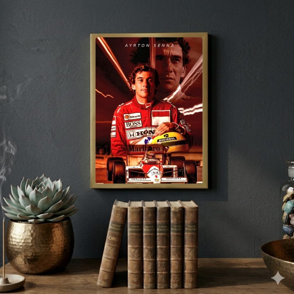 ayrton senna f1 mclaren - Vibes Districtayrton senna f1 mclaren poster GoldVibes District