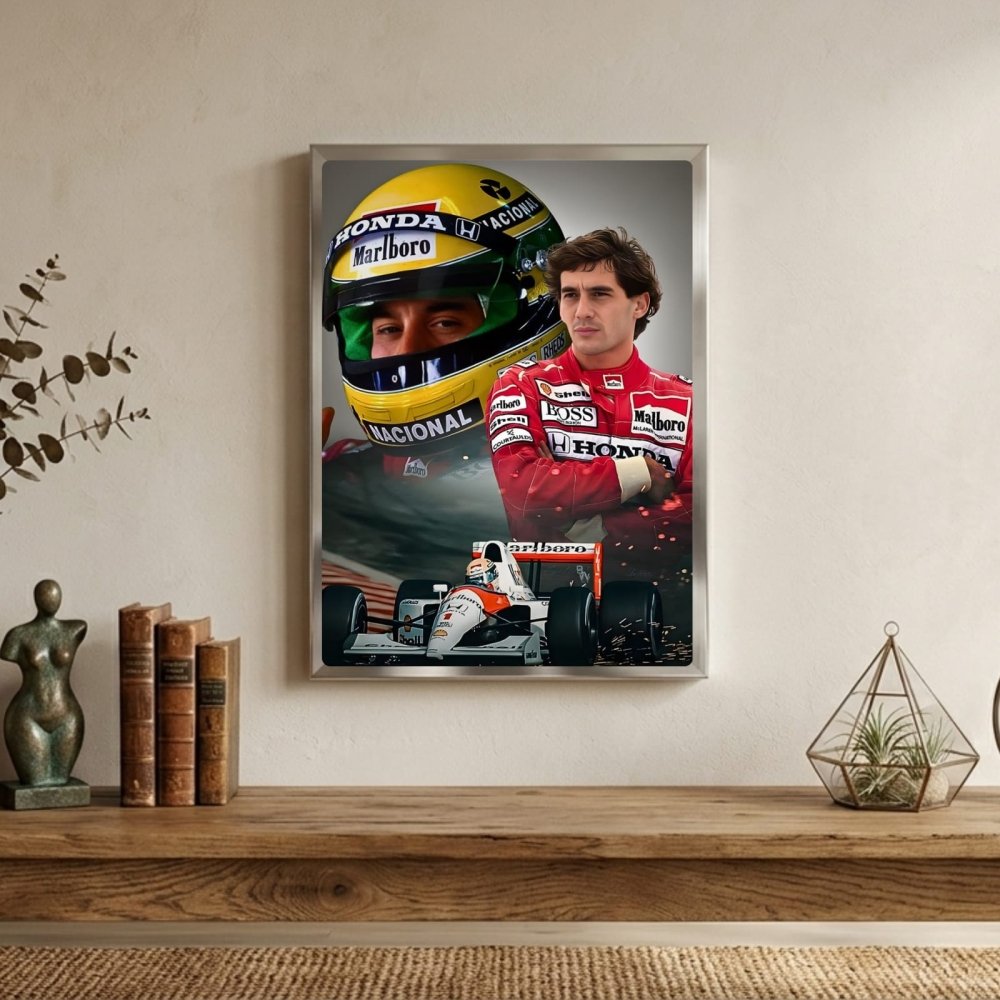 ayrton senna f1 mclaren - Vibes Districtayrton senna f1 mclaren poster BiancoVibes District