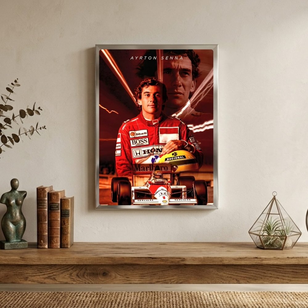 ayrton senna f1 mclaren - Vibes Districtayrton senna f1 mclaren poster GoldVibes District