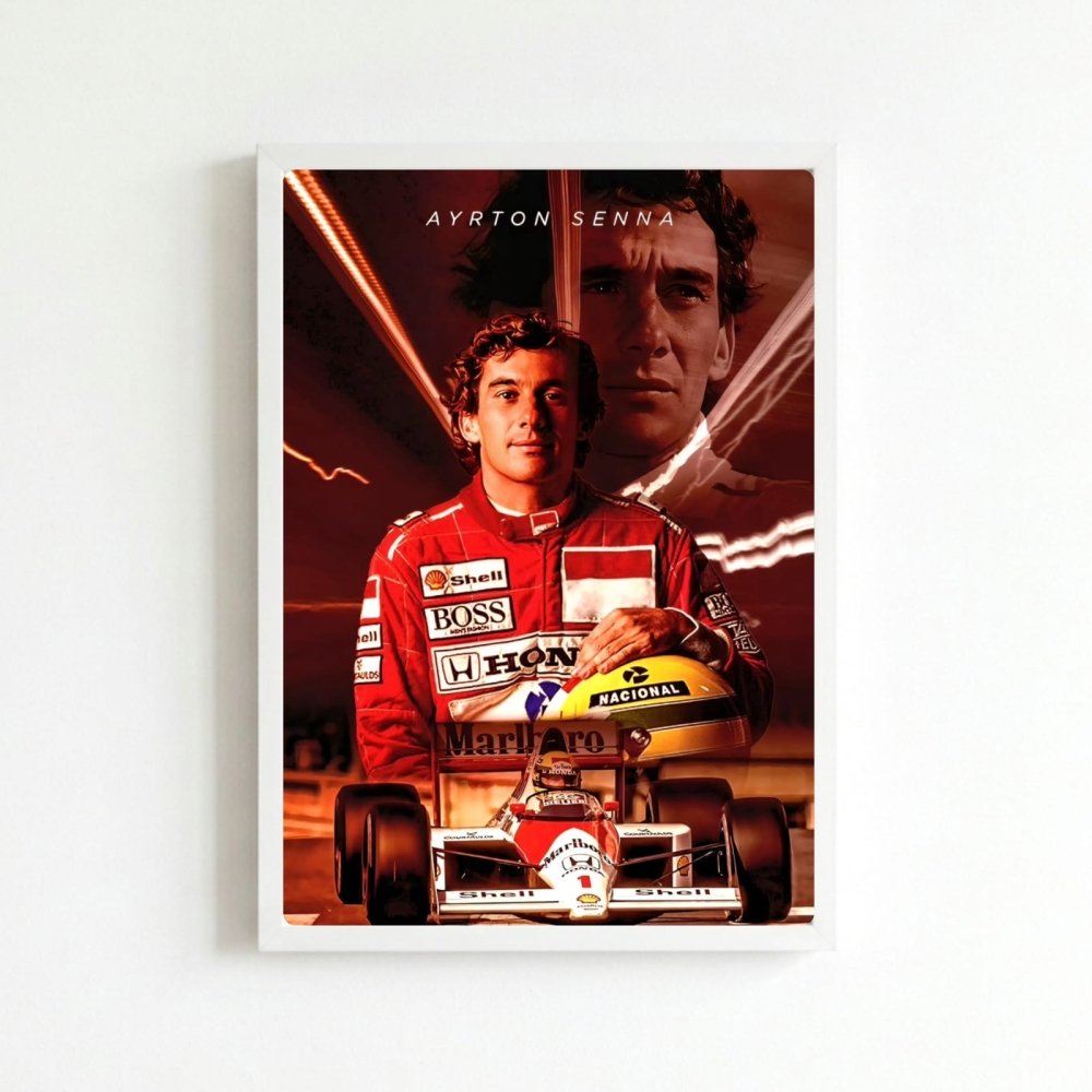 ayrton senna f1 mclaren - Vibes Districtayrton senna f1 mclaren poster BiancoVibes District