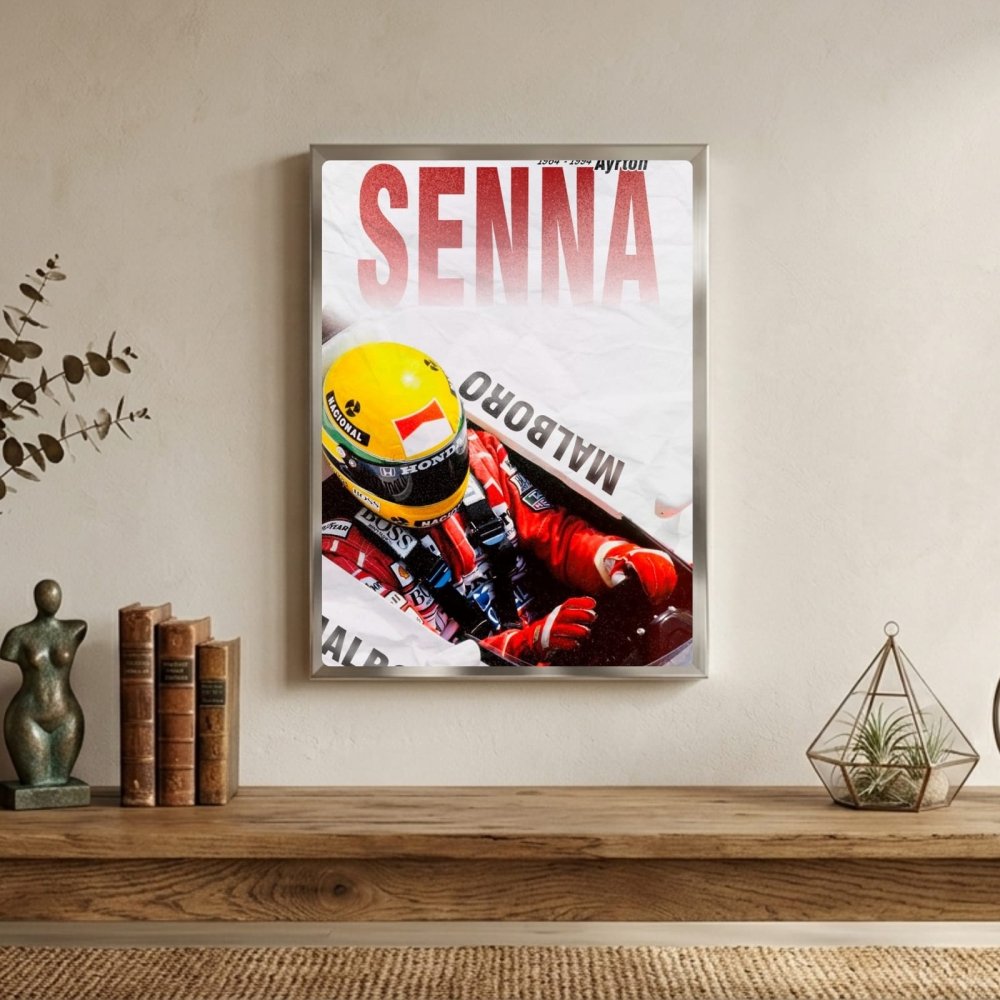 ayrton senna f1 mclaren - Vibes Districtayrton senna f1 mclaren poster SilverVibes District