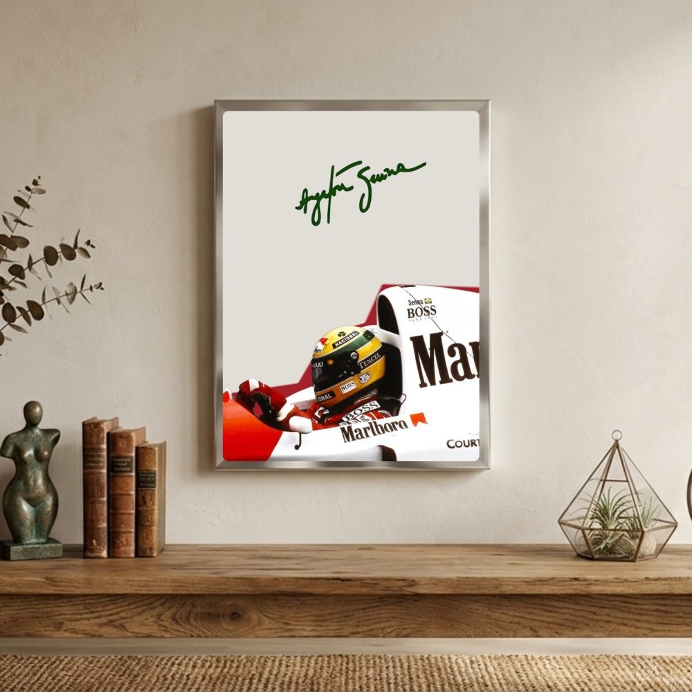 ayrton senna mclaren - Vibes Districtayrton senna mclaren poster BiancoVibes District