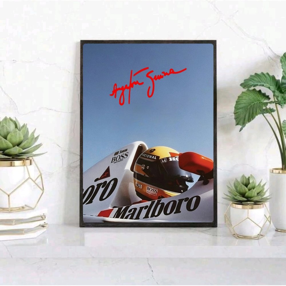 ayrton senna mclaren - Vibes Districtayrton senna mclaren poster SilverVibes District