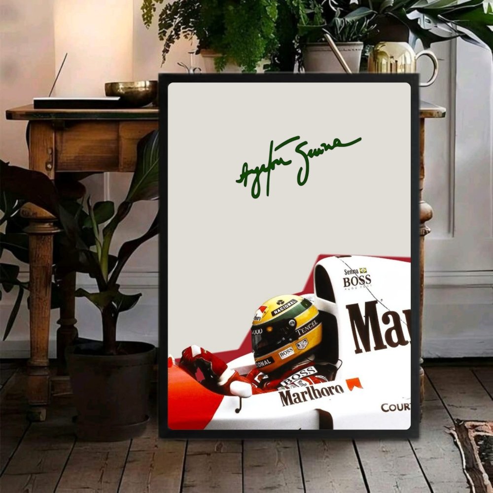 ayrton senna mclaren - Vibes Districtayrton senna mclaren poster BiancoVibes District